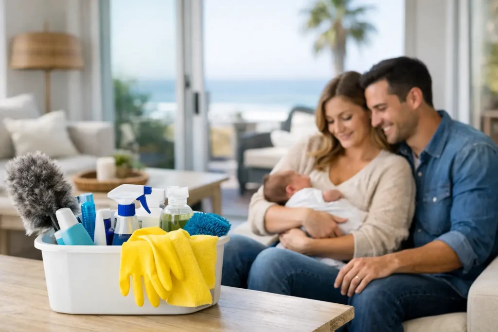 House Cleaning for New Parents Made Easier